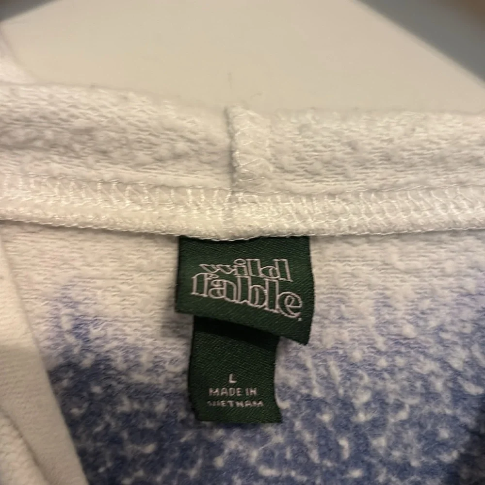 Wild Fable Tie Dye Cropped Hoodie Sz L EUC - Picture 2 of 4